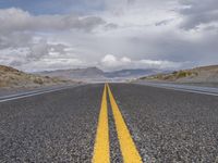 Straight Down the Road in Utah, USA: A Bright Day Ahead