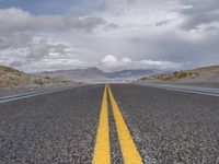 Straight Down the Road in Utah, USA: A Bright Day Ahead