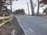 Straight Down the Road: A Winter Landscape