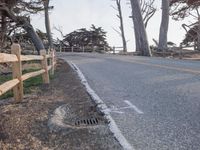 Straight Down the Road: A Winter Landscape