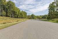 A Straight Road in Alberta, Canada: Stunning Landscape View