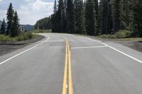 Straight Road in Antonito, Colorado, USA