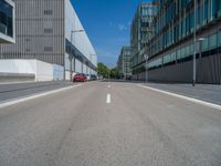 Straight Road in Barcelona, Spain