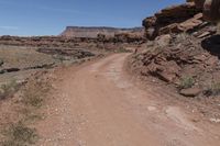 Straight Road Through Canyonlands Utah Desert