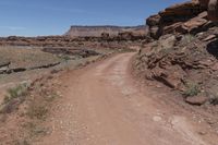 Straight Road in Canyonlands Utah Desert