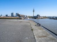 A Straight Road Leading to the Coastal Harbor City