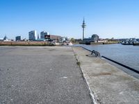 A Straight Road Leading to the Coastal Harbor City