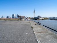 A Straight Road Leading to the Coastal Harbor City