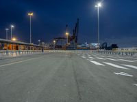 Straight Road to the Coastline of Barcelona, Spain