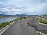 Straight Road through the Colorado Landscape, USA