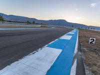 Straight Road at Dawn in USA