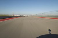 Straight Road in the Field