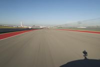 Straight Road in the Field