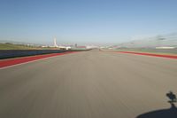 Straight Road in the Field