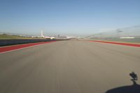 Straight Road in the Field