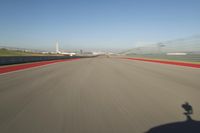 Straight Road in the Field