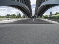 Straight Road in Hamburg: Clear Sky Above