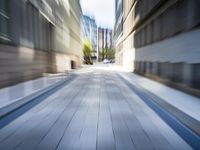 Straight Road in Hamburg's Modern Residential Area