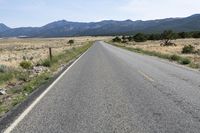 A Straight Road in the Highlands of Colorado, USA