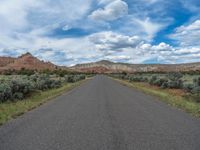 Straight Road in Kodachrome Basin State Park, Utah, USA