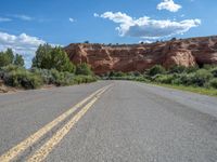 Straight Road in Kodachrome Basin, Utah, USA