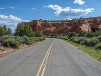 Straight Road in Kodachrome Basin, Utah, USA