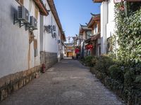 Straight Down the Road in Lijiang, China