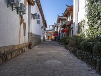 Straight Down the Road in Lijiang, China