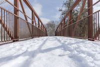 Straight Road in Ontario, Canada: A Winter Wonderland