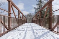 Straight Road in Ontario, Canada: A Winter Wonderland