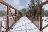 Straight Road in Ontario, Canada: A Winter Wonderland