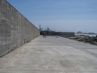 Straight Road in Porto, Portugal Leading to the Beach