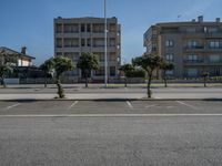 Straight Road in Porto, Portugal: Modern Architecture View