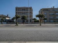 Straight Road in Porto, Portugal: Modern Architecture View