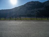 Straight Road in the Pyrenees of Spain: A Rural Landscape