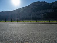 Straight Road in the Pyrenees of Spain: A Rural Landscape