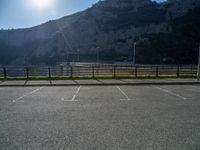 Straight Road in the Pyrenees of Spain: A Rural Landscape