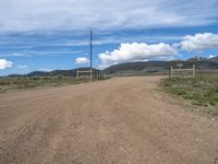 Straight Road in the Rural Landscape of Colorado, USA