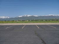 Straight Road Through a Rural Landscape in Utah