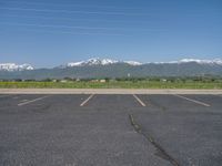 Straight Road Through a Rural Landscape in Utah