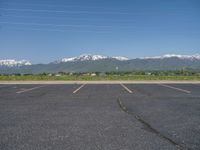 Straight Road Through a Rural Landscape in Utah