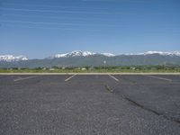 Straight Road Through a Rural Landscape in Utah