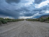 Straight Road in Rural Utah