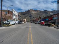 Straight Road in Rural Utah, USA