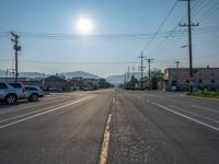 Straight Road to Storage Depot in Salt Lake City