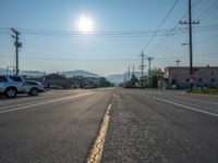 Straight Road to Storage Depot in Salt Lake City