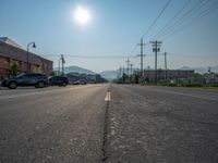 Straight Road to Storage Depot in Salt Lake City, Utah