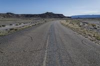 Straight Down the Road in Utah