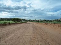 Straight Road in Utah: Clear Skies in a Rural Setting