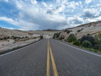 Straight Road in Utah's Head of the Rocks